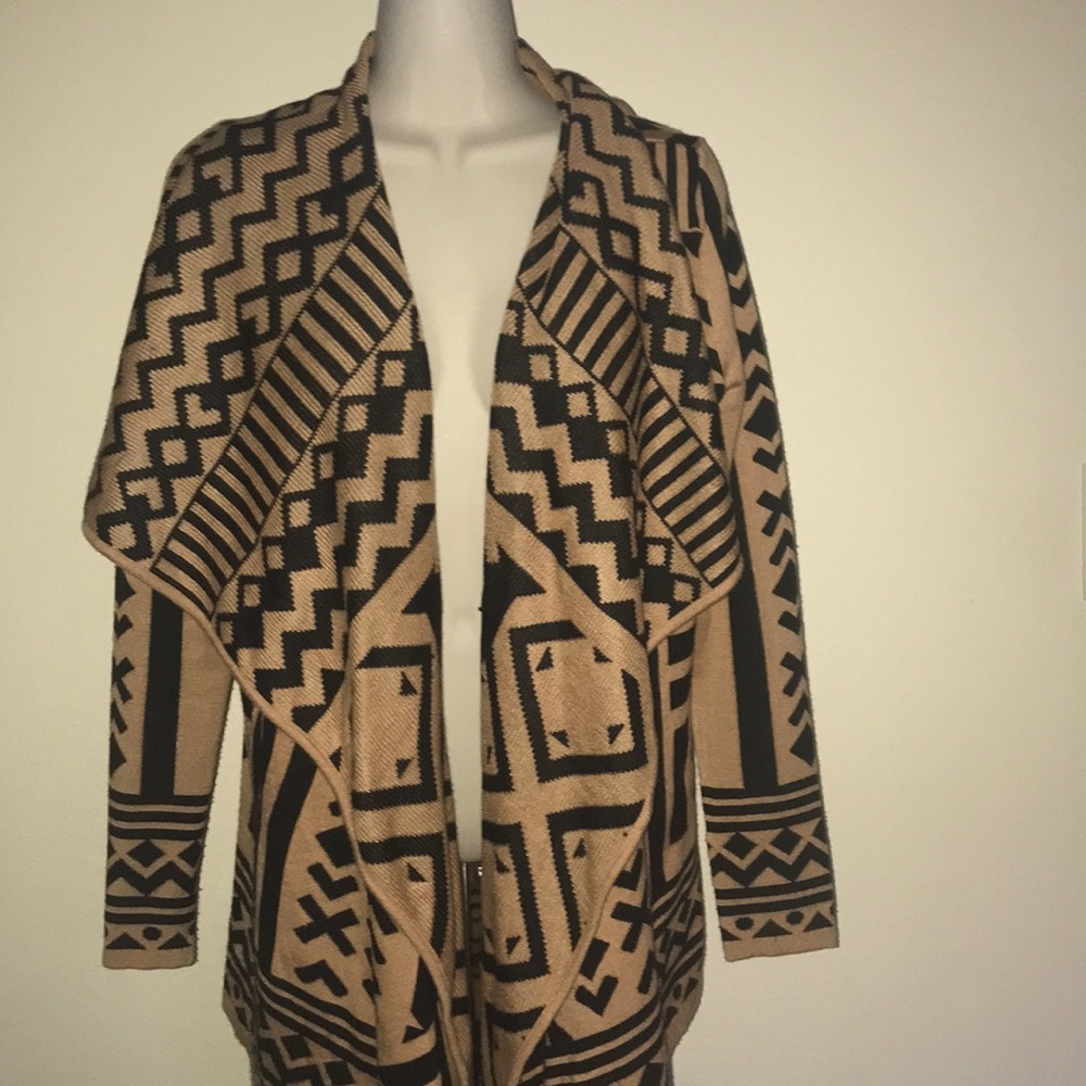 bar III Open Front Sweater Size S